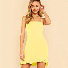 Load image into Gallery viewer, Yellow Party  Ruffle